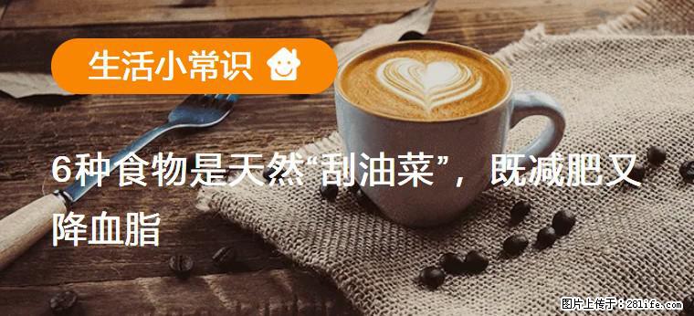 【生活小常识】6种食物是天然“刮油菜”，既减肥又降血脂 - 龙岩生活资讯 - 龙岩28生活网 ly.28life.net